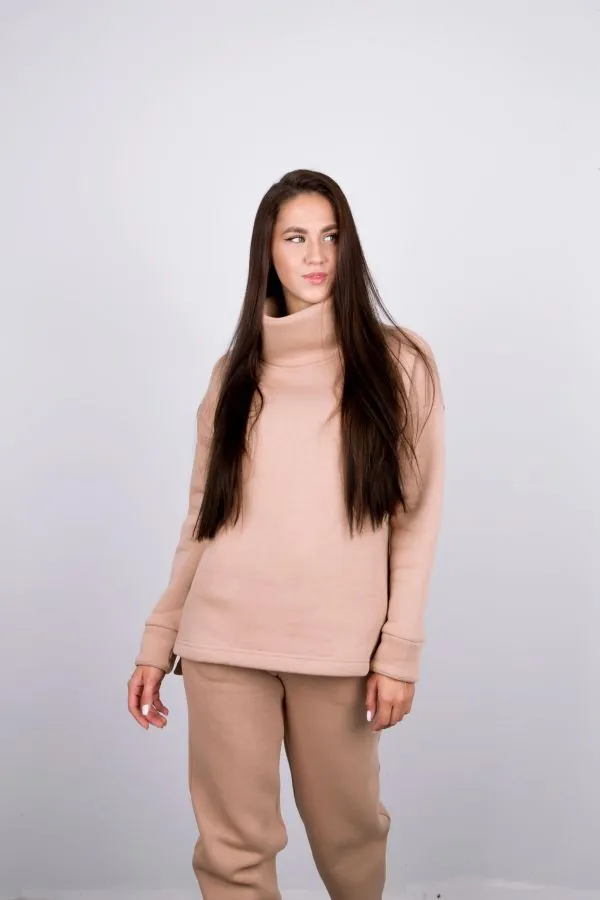свитшот л938_1 футер утепл. бежевый snow л938_1 футер утепл. бежевый snow