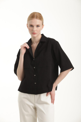 рубашка Л858 Глория черный Л858 Глория черный черный рубашка Л858 Глория черный Л858 Глория черный