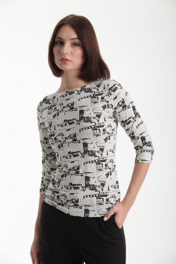 джемпер Л2049 газета 
Л2049 газета