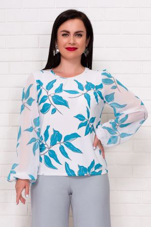 Джемпер Д1801 Сеньорита*30 белый-аква Д1801 Сеньорита*30 белый-аква белый-аква Джемпер Д1801 Сеньорита*30 белый-аква Д1801 Сеньорита*30 белый-аква