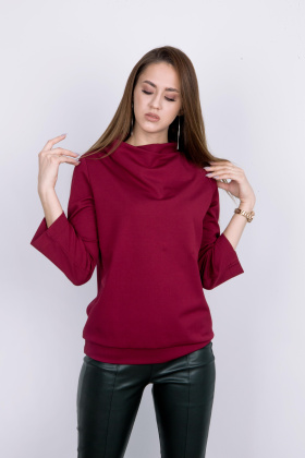 джемпер Л521-2 джерси вишня Л521-2 джерси вишня