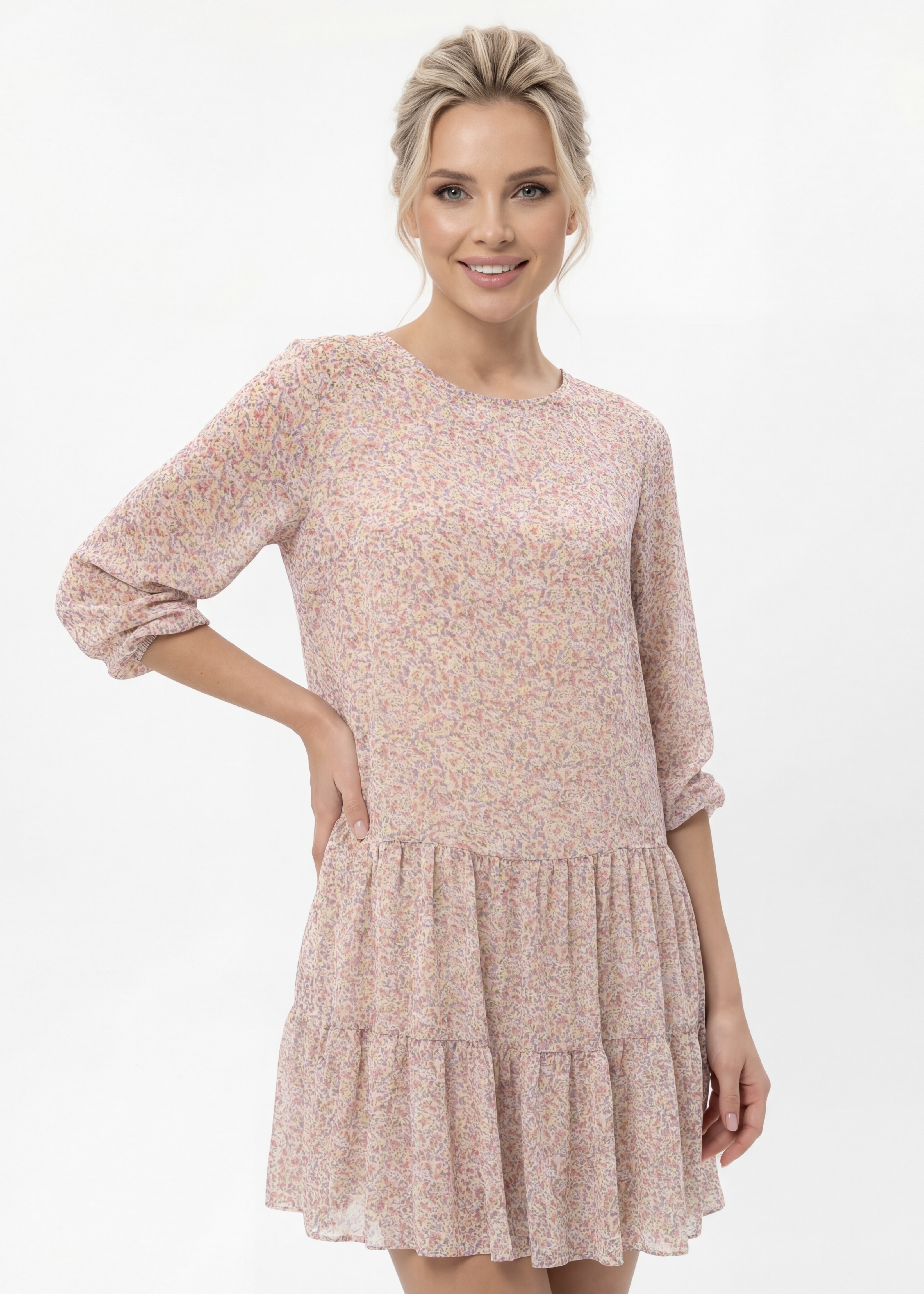 платье Кензо_206 розовый Весна Кензо_206 розовый