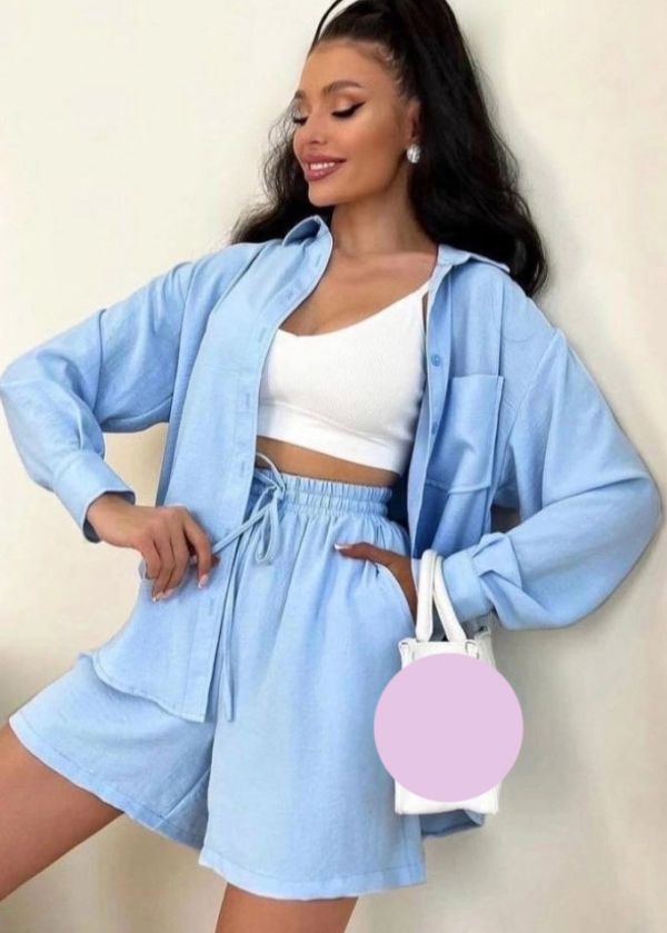 Шорты 2803_447 светлая сирень 
Шорты 2803_447 светлая сирень