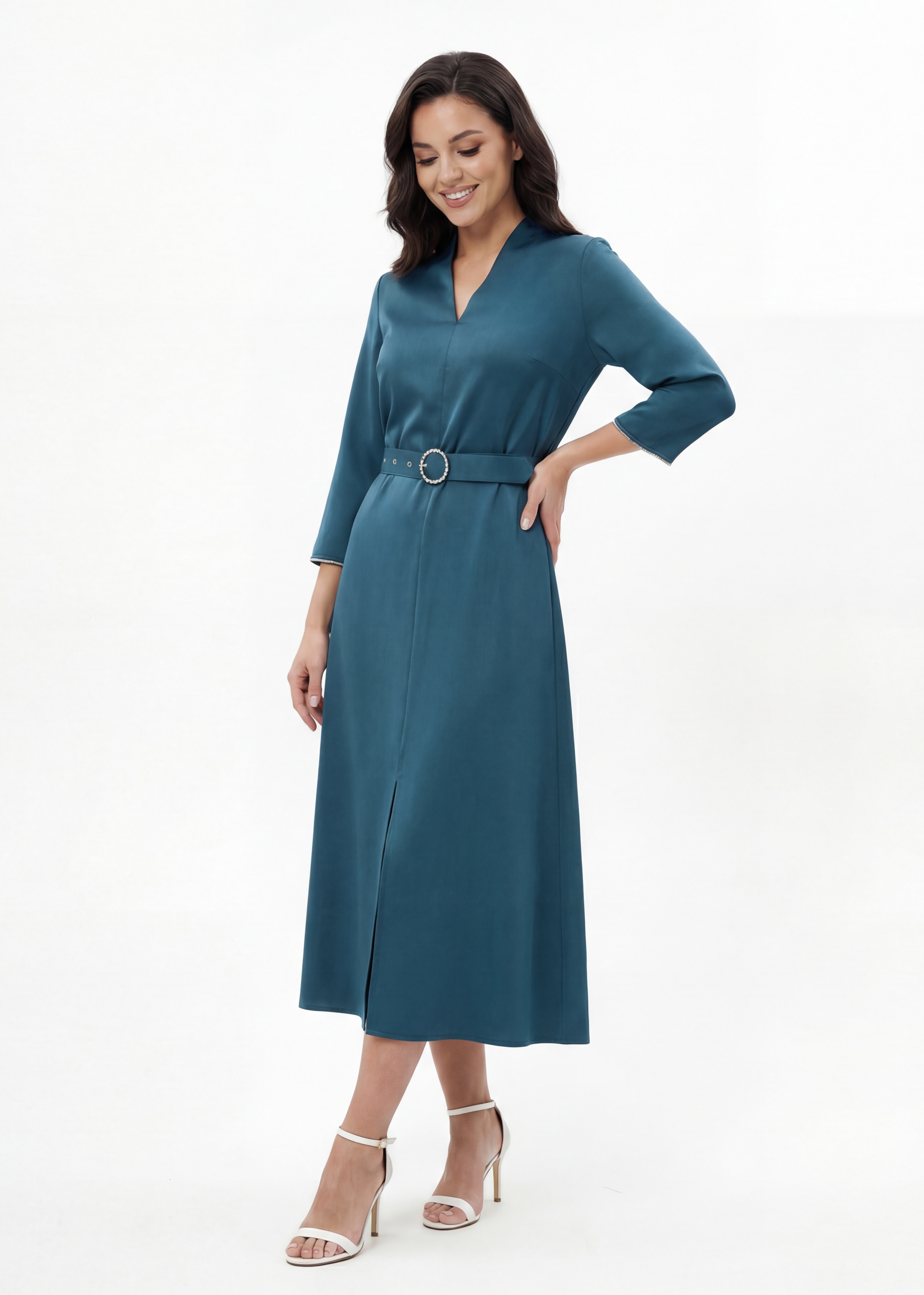 платье А1333 изумруд 
А.1333 изумруд