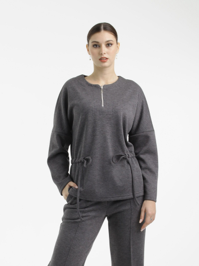 Джемпер Л585 трикотаж фэшн антрацит_420 
Л585 трикотаж фэшн антрацит_420