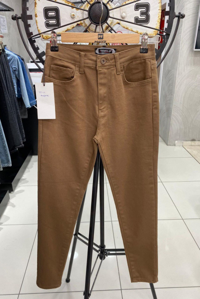 джинсы АН7529*20 коричневый АН7529*20 коричневый