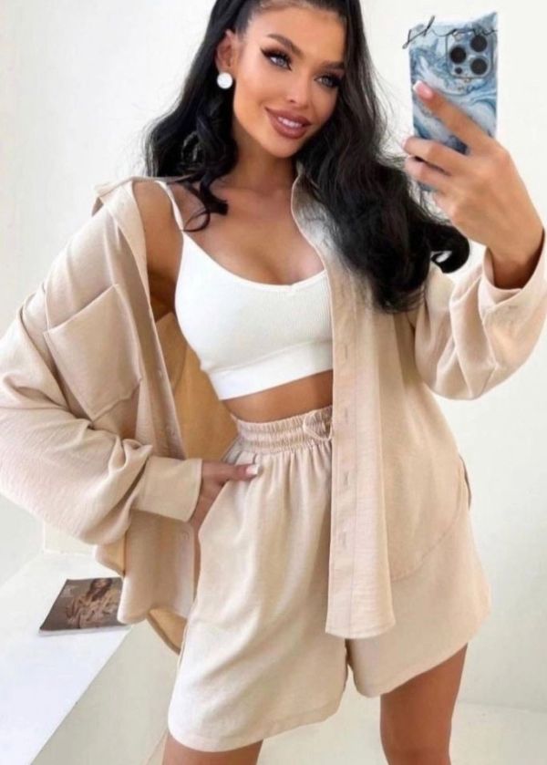 Шорты 2803_445 светлый беж 
Шорты 2803_445 светлый беж