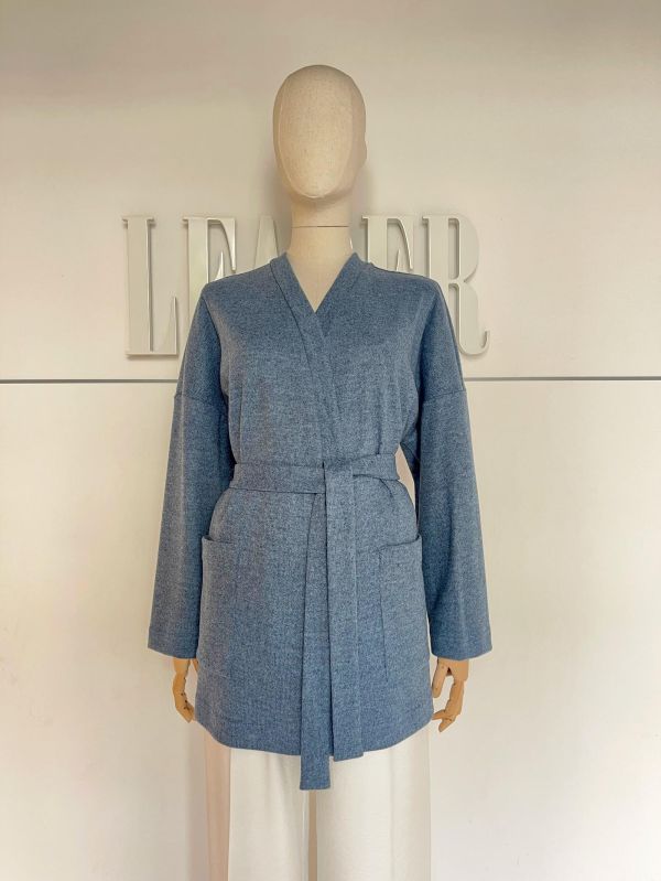 Жакет Л2164 трикотаж Астрид джинс 
Л2164 трикотаж Астрид джинс