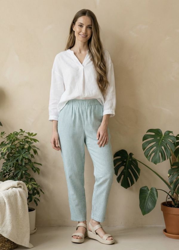 брюки П837-43 полоска ментол Tropic П837-43 полоска ментол Tropic