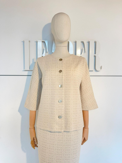 Жакет Л2072 ж.д. Живанши кремовый_424 
Л2072 ж.д. Живанши кремовый_424