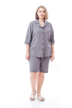 шорты С6320_281_лен графит С6320_281_лен графит