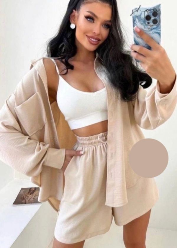 Шорты 2803_446 тёмный беж 
Шорты 2803_446 тёмный беж