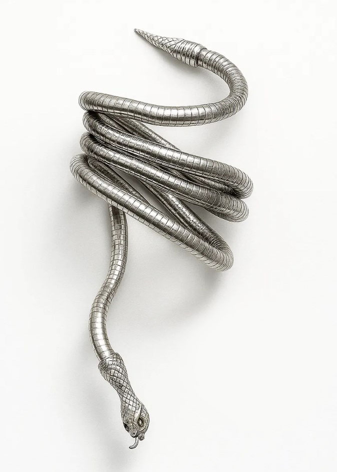 подвеска, браслет ц3003 змея ц3003 змея