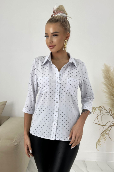 рубашка к1527 белый 
к1527 белый