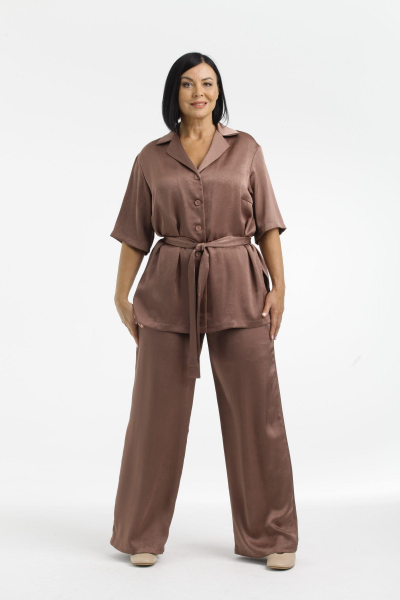 Брюки Л864 атлас жатка мокко_427 
Л864 атлас жатка мокко_427