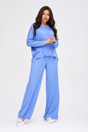 блуза+брюки Облако джинс (голубой) Облако джинс (голубой)