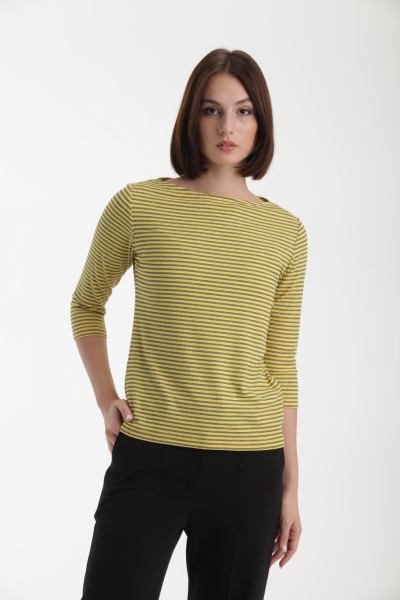 джемпер Л2049 лапша полоска желтый 
Л2049 лапша полоска желтый