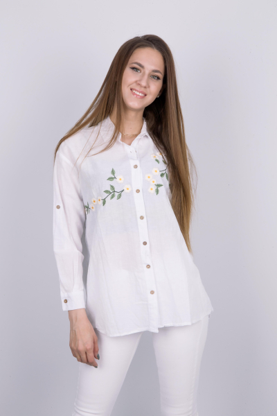 Рубашка АН3592 белый АН3592 белый