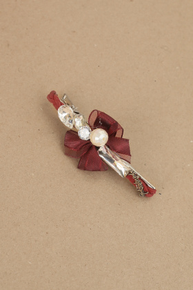 заколка Ц0489 бордо Ц0489 бордо бц заколка Ц0489 бордо Ц0489 бордо