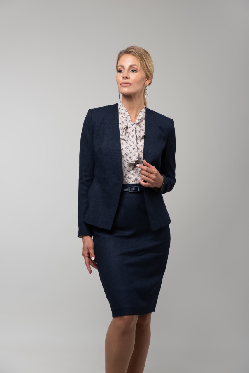 жакет Б1.21.9 Вернисаж 8840*14 синий Б1.21.9 Вернисаж 8840*14 синий