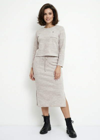 Костюм Ш1059_вяз 186 беж mild Ш1059_вяз 186 беж