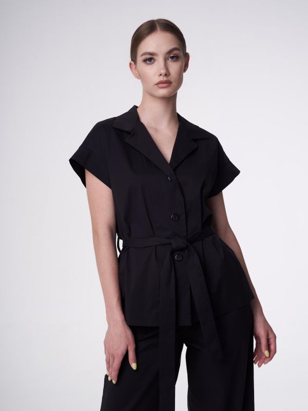 Жилет Л807_498 текстиль плательный Италия лайт чёрный 
Жилет Л807_498 текстиль плательный Италия лайт чёр