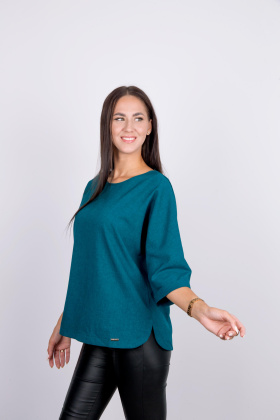 блузка к1825* изумруд к1825* изумруд