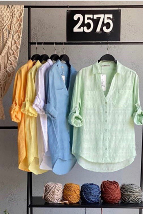 Блуза АН2575 салатовый АН2575 салатовый салатовый Блуза АН2575 салатовый АН2575 салатовый