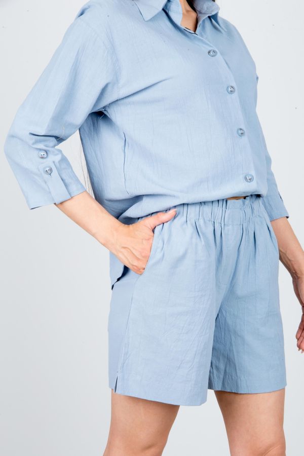 шорты П084-506_136 голубой П084-506_136 голубой