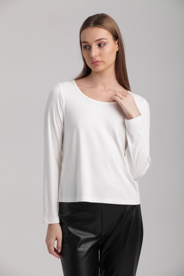 джемпер Л2012-2 лапша белый 
Л2012-2 лапша белый