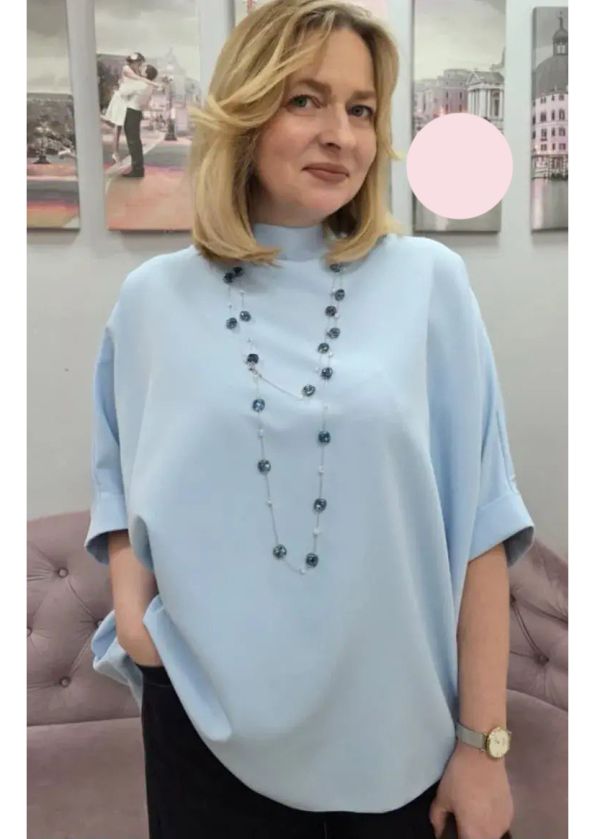 Блузка 8-143-78 розовый 
8-143-78 розовый