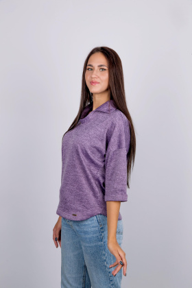 джемпер к1509 меланж сирень к1509 меланж сирень