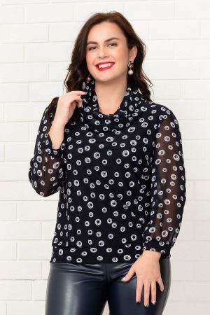 Джемпер Д1742 Нина колечки Д1742 Нина колечки