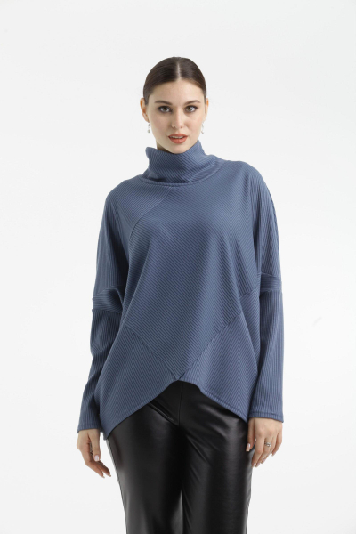 джемпер Л2075-Б лапша узкая синий Л2075-Б лапша узкая синий