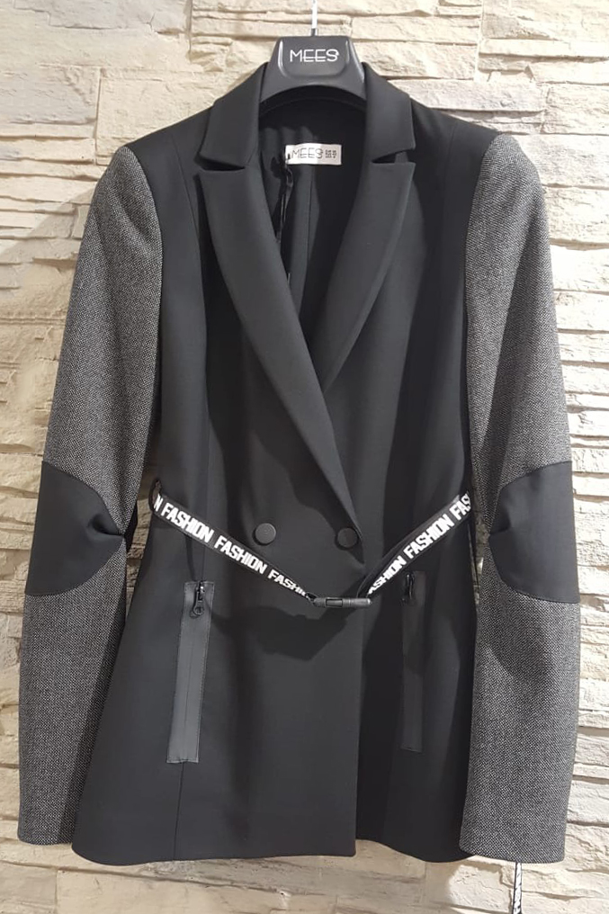 пиджак т01005_109 черный 
т01005_109 черный