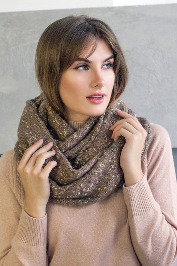снуд 8.717-5*50 коричневый snood 
8.717-5*50 коричневый