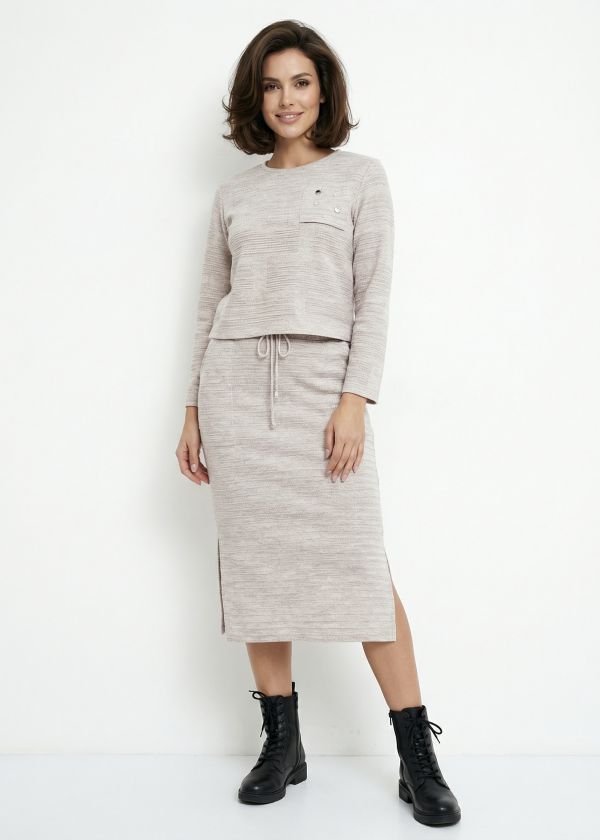 Костюм Ш1059_вяз 186 беж mild Ш1059_вяз 186 беж