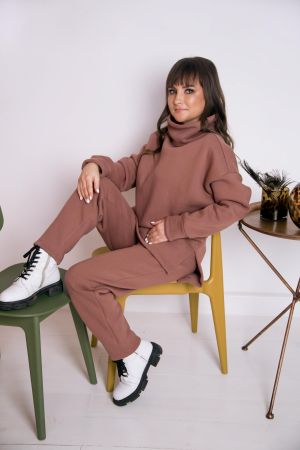 Костюм Л938-939 футер утепл. кофейный Л938-939 футер утепл. кофейный