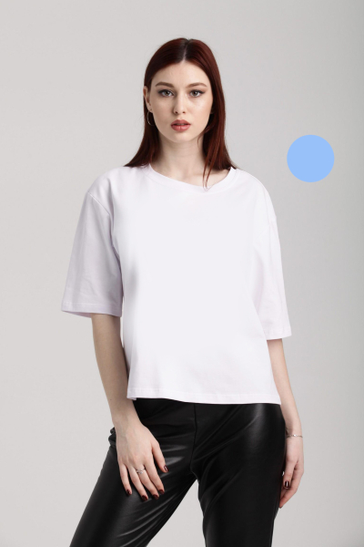 футболка Л914 хлопок голубой Л914 хлопок голубой