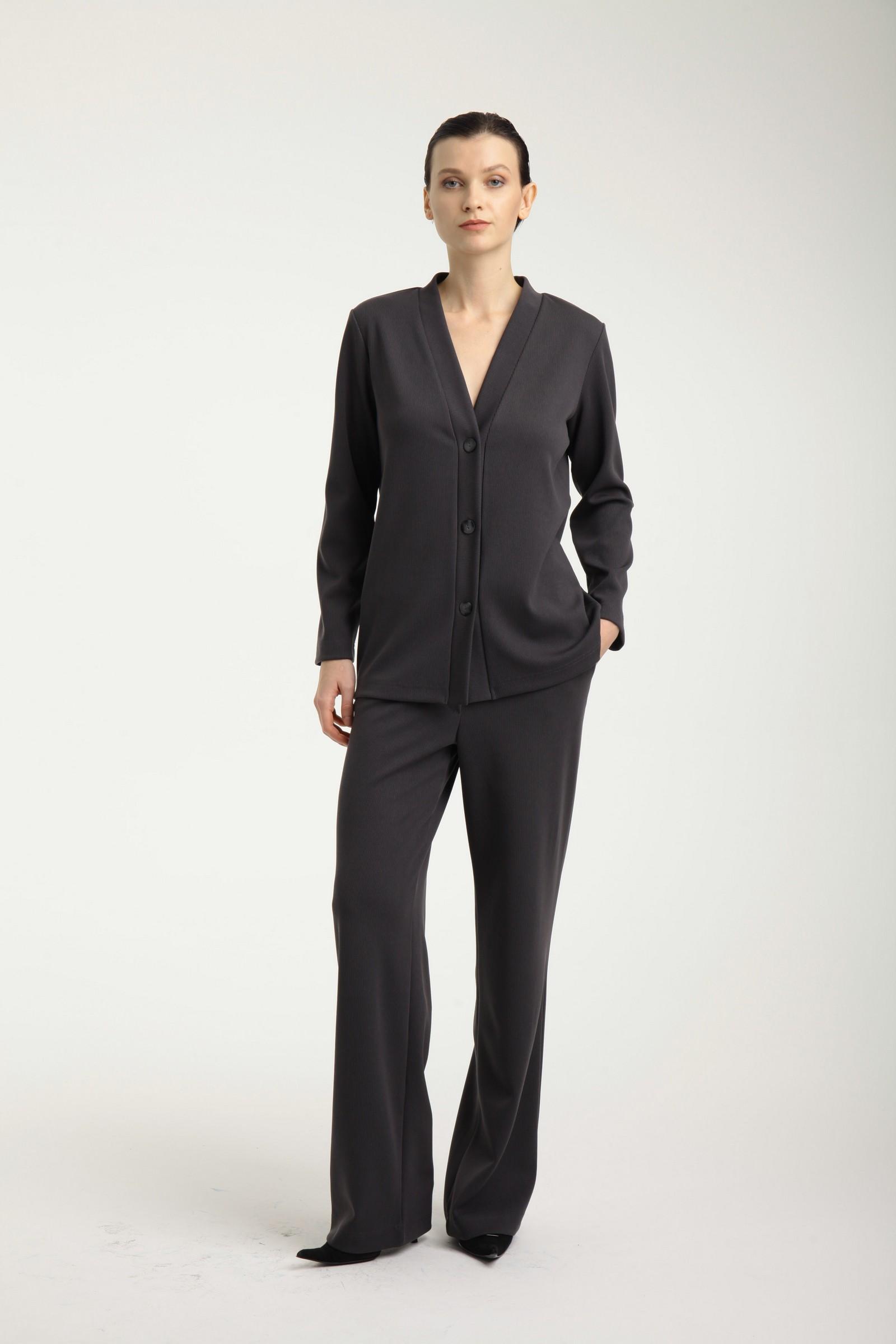 Брюки Л2110 трикотаж Манчестер графит_412 
Л2110 трикотаж Манчестер графит_412