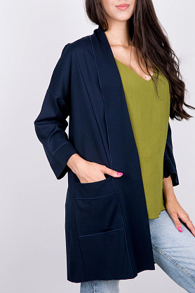 кардиган Л502* милано т.синий Л502 милано т.синий