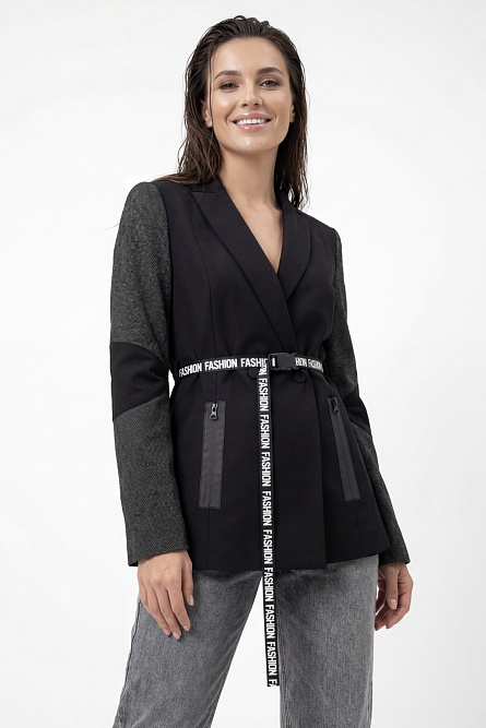 пиджак т01005_109 черный март
