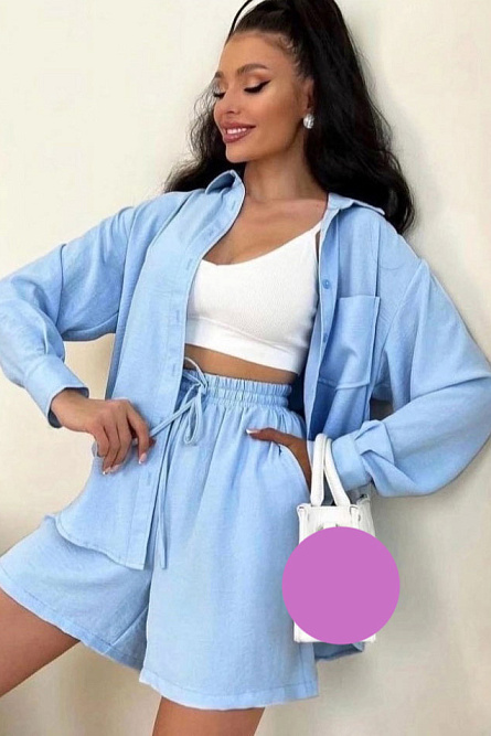 Шорты 2803_448 тёмная сирень