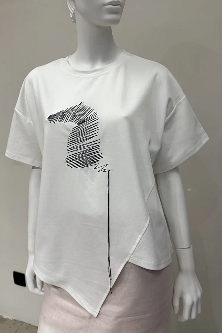 Футболка К268149 белый 