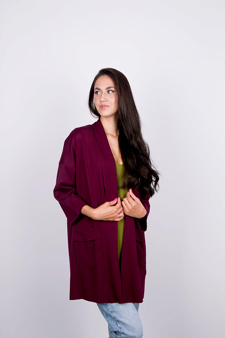 кардиган Л502* милано слива