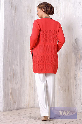 кардиган К1258*75 коралл К1258*75 коралл