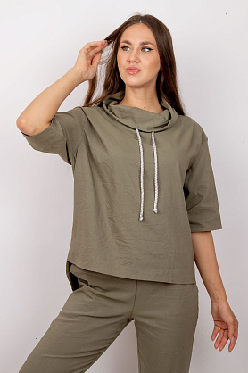 блузка Л600_165 стрейч хаки Tropic
Л600_165 стрейч хаки Tropic