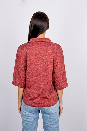 джемпер к1509 меланж амарант к1509 меланж амарант