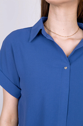 рубашка к2682* тёмно-синий рубашка к2682* тёмно-синий