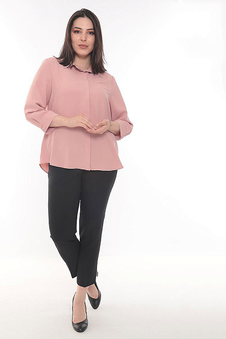 блузка т029-6164 roze (амарант)